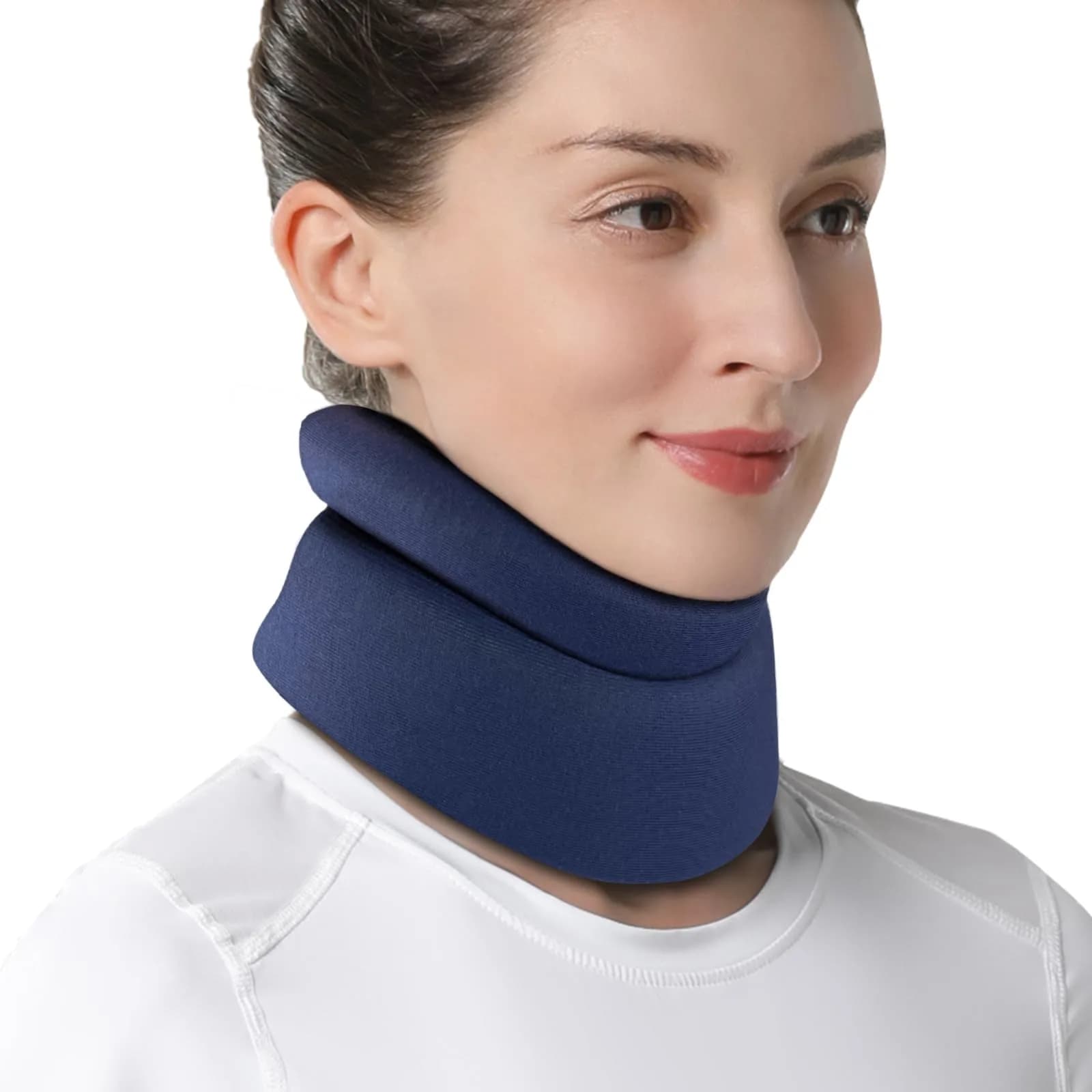 Velpeau Blue Neck Brace Sleeve X-Large - Comfortable & Breathable Cervical Collar Cover - main product image