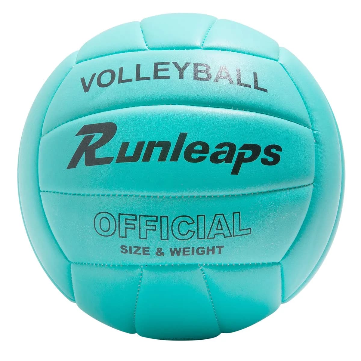 Runleaps Official Size 5 Volleyball 260g (9.5oz) | Waterproof Indoor Outdoor Blue