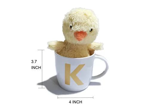 ZaH Alphabet Ceramic Coffee Mug 444ml (16 oz) | Initial Letter 'A' Mug for Women Men Boys Girls thumbnail 2