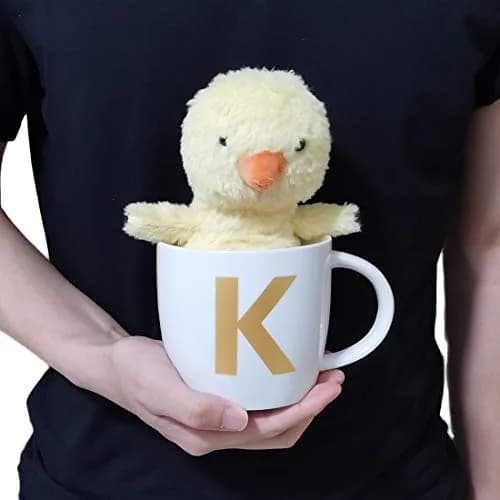 ZaH Alphabet Ceramic Coffee Mug 444ml (16 oz) | Initial Letter 'A' Mug for Women Men Boys Girls thumbnail 3