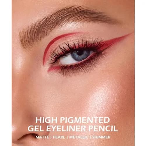Ownest 14 Colors Eyeliner Pen Set | Pearl Metallic Glitter Eye Liner for Women, Waterline Pencil with Sharpener thumbnail 2