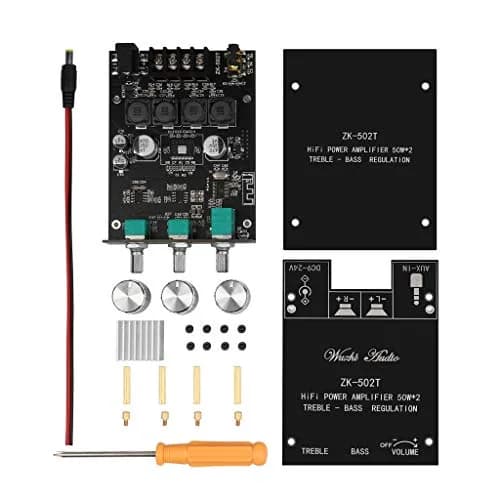 ARRAROWN ZK-502T Bluetooth 5.0 Mini Stereo Amplifier Module 100W (50W+50W) | 12-24V DC Power Input thumbnail 7