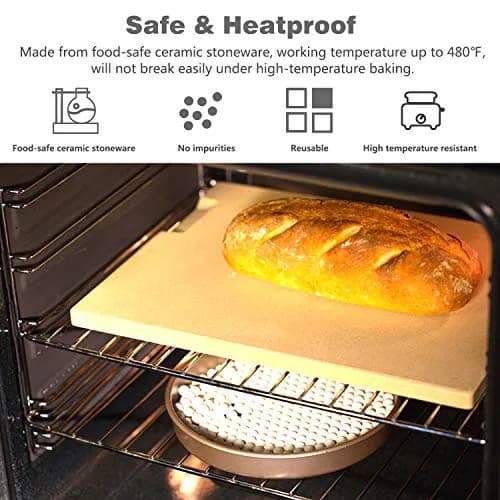 Hommtina Ceramic Pie Weights Baking Beans 1kg (2.2lb) | Reusable Blind Baking Ceramic Stoneware with Wheat Straw Container thumbnail 2