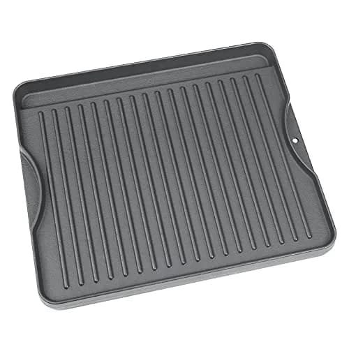 Uniflasy Reversible Cast Iron Griddle 14" x 16" | Fits Camp Chef Stoves & More thumbnail 1