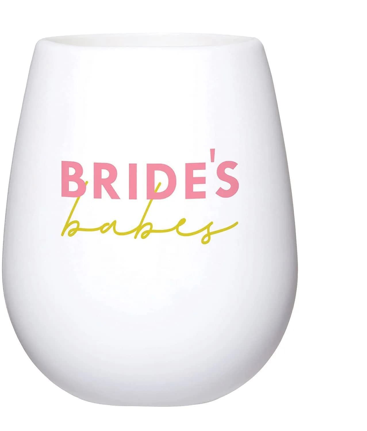 Santa Barbara Design Studio Bride's Babes Silicone Wine Glass 355ml (12oz) | Unbreakable Party Drinkware — Bride's Babes