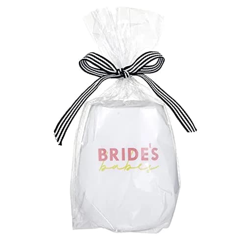 Santa Barbara Design Studio Bride's Babes Silicone Wine Glass 355ml (12oz) | Unbreakable Party Drinkware thumbnail 2