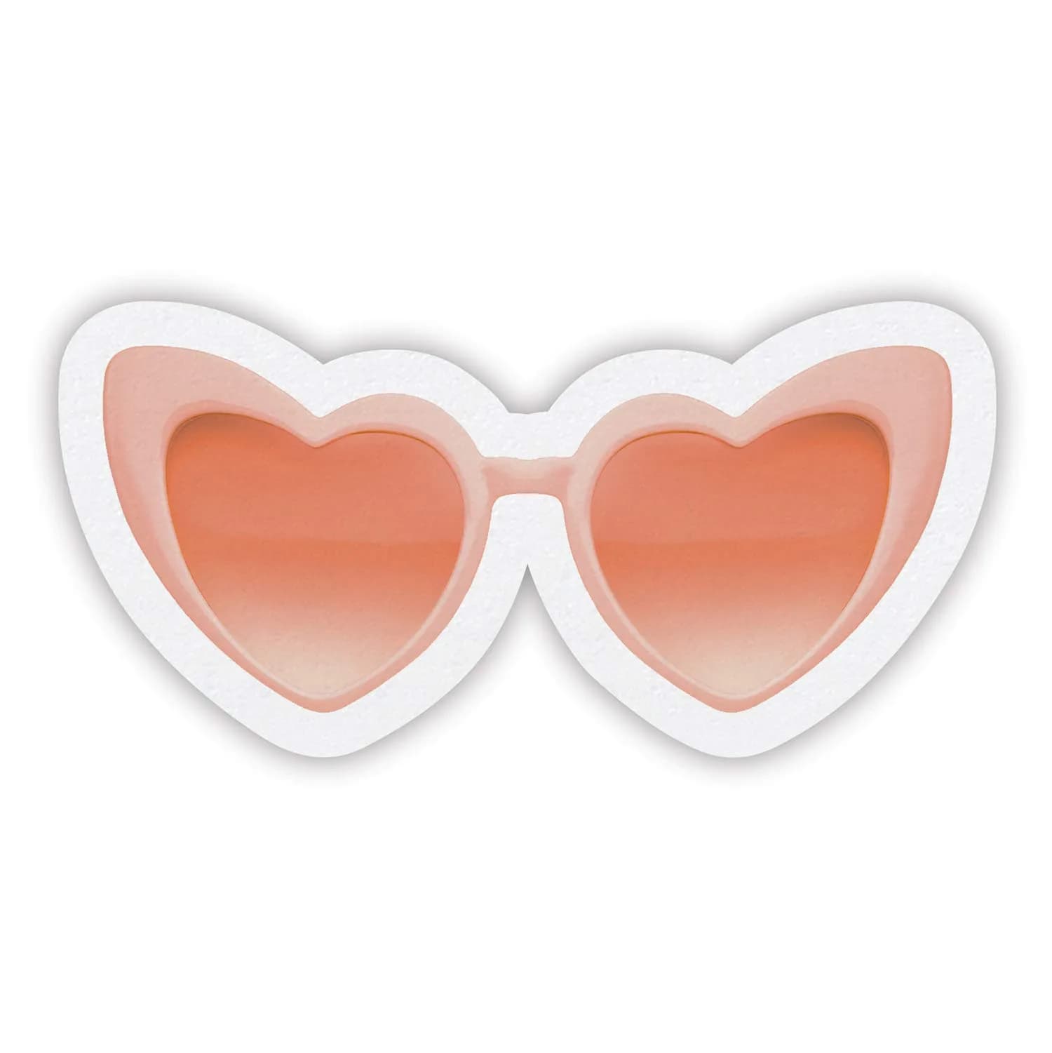 Santa Barbara Design Studio Sippin' Pretty Paper Napkins 7.5" x 3.5" Heart Glasses | Unique Cocktail Napkins for Happy Hour — Heart Glasses