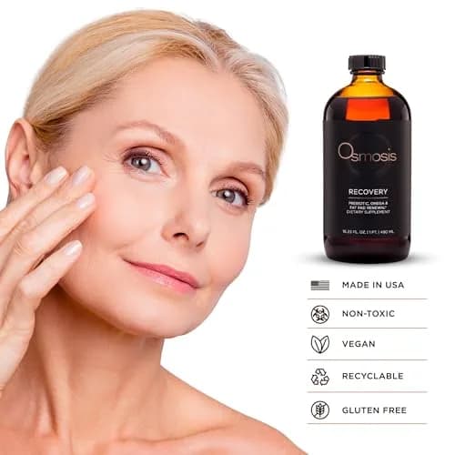 OSMOSIS Recovery Omega & Prebiotic Supplement 16.23 Fl Oz | Supports Facial Fat Volume & Gut Health thumbnail 6