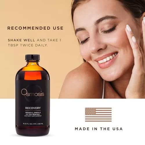 OSMOSIS Recovery Omega & Prebiotic Supplement 16.23 Fl Oz | Supports Facial Fat Volume & Gut Health thumbnail 7