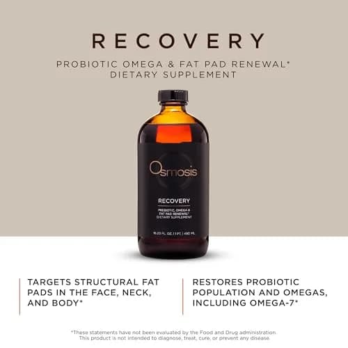 OSMOSIS Recovery Omega & Prebiotic Supplement 16.23 Fl Oz | Supports Facial Fat Volume & Gut Health thumbnail 2