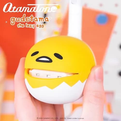 Otamatone Special Edition Sanrio Gudetama - Fun Electronic Musical Toy Synthesizer Instrument 27cm | Creative & Portable thumbnail 2