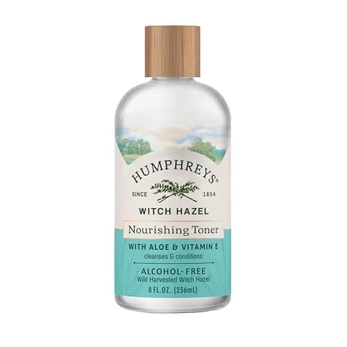 Humphreys Witch Hazel Nourishing Toner with Aloe | 8 Fl Oz | Alcohol-Free & Organic for All Skin Types thumbnail 1