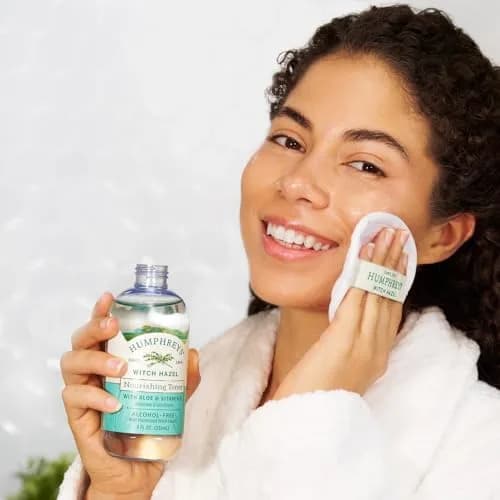 Humphreys Witch Hazel Nourishing Toner with Aloe | 8 Fl Oz | Alcohol-Free & Organic for All Skin Types thumbnail 6