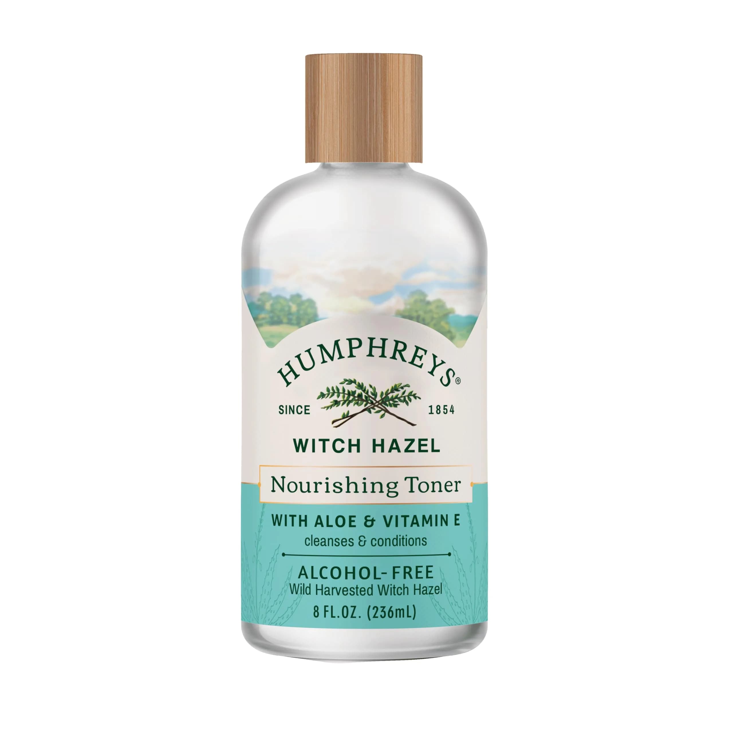 Humphreys Witch Hazel Nourishing Toner with Aloe | 8 Fl Oz | Alcohol-Free & Organic for All Skin Types