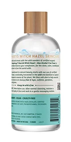 Humphreys Witch Hazel Nourishing Toner with Aloe | 8 Fl Oz | Alcohol-Free & Organic for All Skin Types thumbnail 2