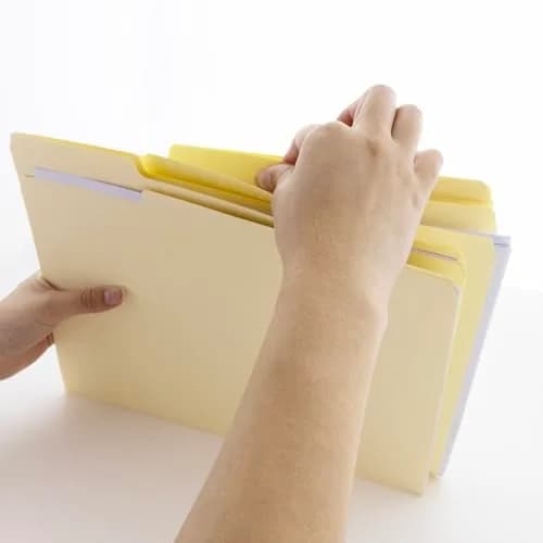 BAZIC Products Letter Size Manila File Folders | Office Filing, 4-Pack, 12 Count thumbnail 7