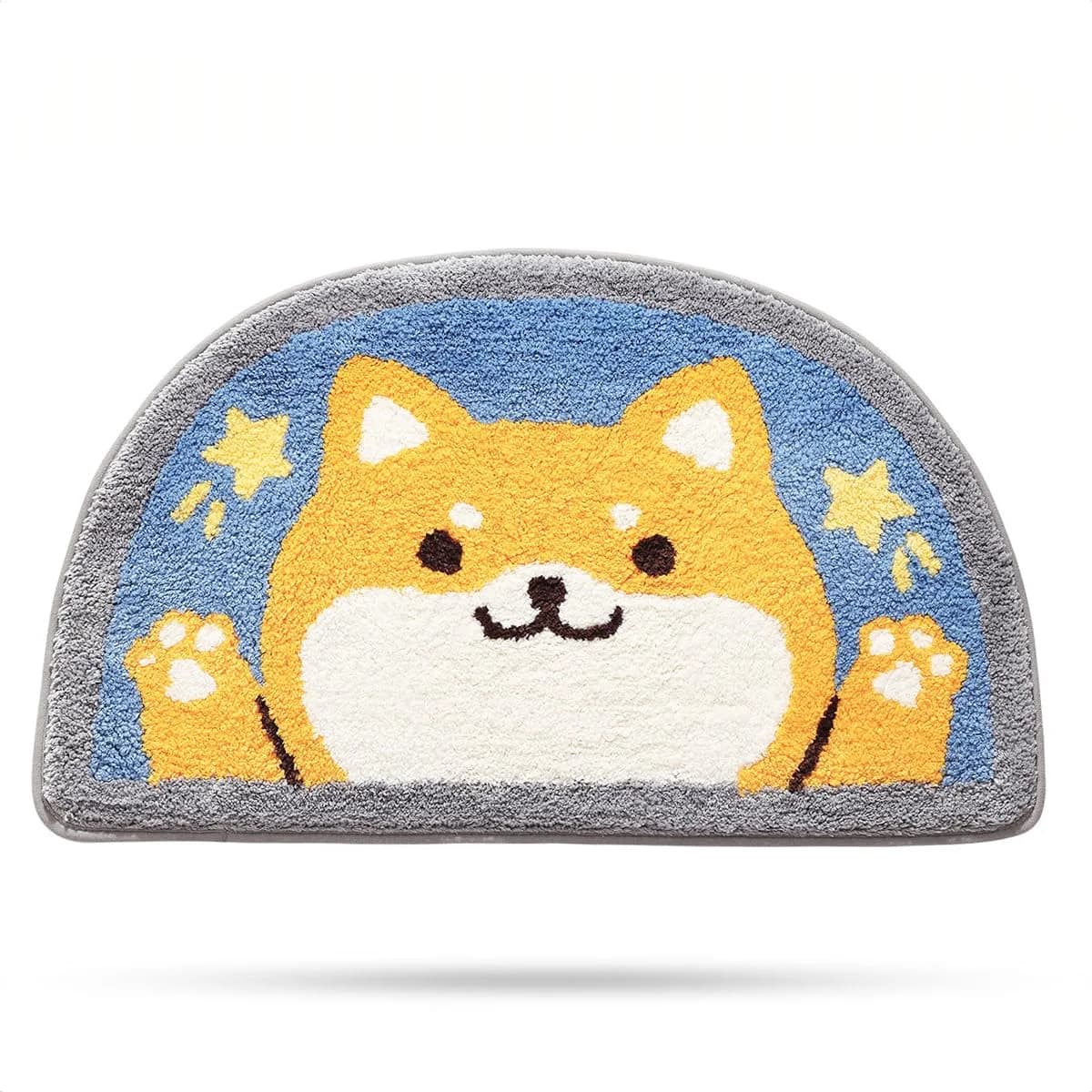 Molesun Shiba Inu Bath Mat 18x30 | Soft Microfiber Absorbent Rug for Bathroom & Kitchen - main product image