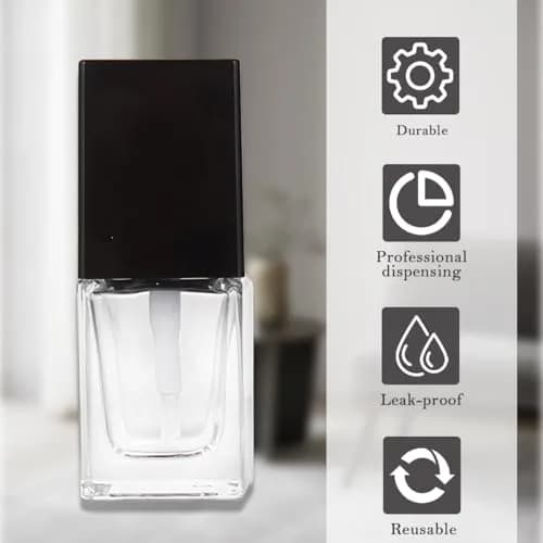 Happyupcity 15ml/0.5oz Glass Bottle with Pump | Leak-Resistant Travel Container thumbnail 5