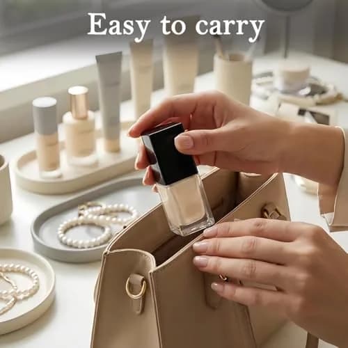 Happyupcity 15ml/0.5oz Glass Bottle with Pump | Leak-Resistant Travel Container thumbnail 6