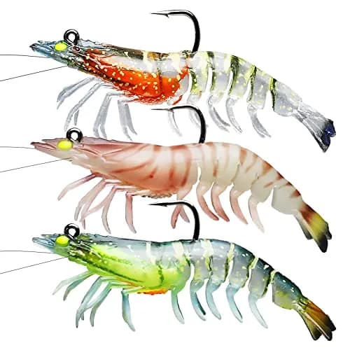 TRUSCEND Duramax Soft Fishing Lures 9cm (3.5in) 3-Pack | Tear-Resistant TPE with BKK Hooks for Bass, Trout, Walleye thumbnail 1