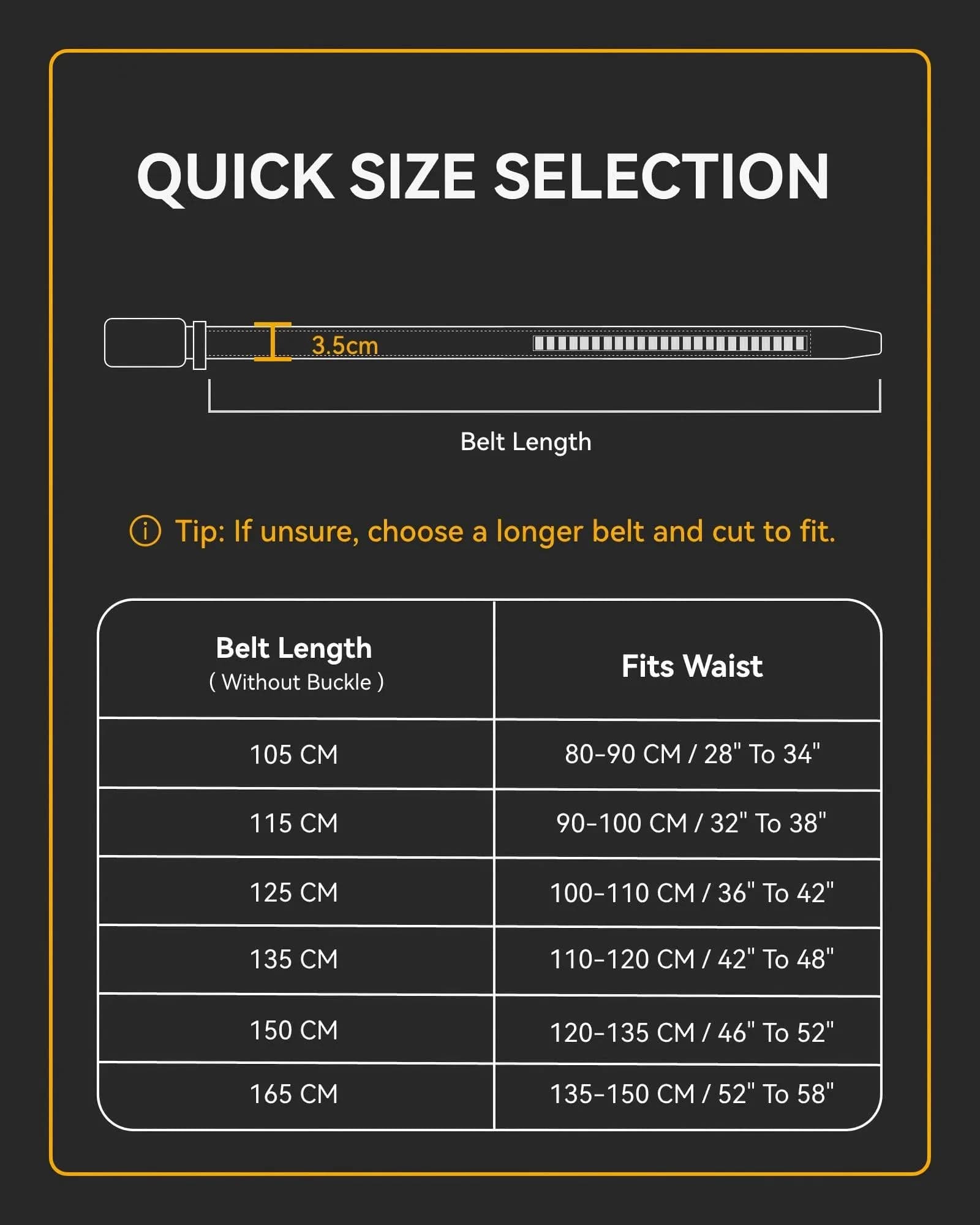 CHAOREN Click Belt Men - 1 3/8" Genuine Leather Ratchet Belt for Dress Casual, 35cm (32"-38" Waist Adjustable) - view 6