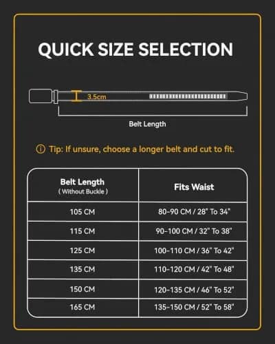 CHAOREN Click Belt Men - 1 3/8" Genuine Leather Ratchet Belt for Dress Casual, 35cm (32"-38" Waist Adjustable) thumbnail 6