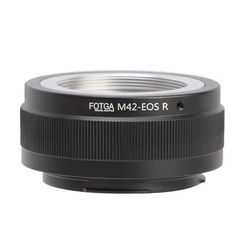 FocusFoto M42 Screw Lens to Canon EOS R Mount Adapter Ring | Full Metal, Manual Focus thumbnail 1
