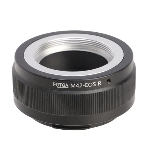 FocusFoto M42 Screw Lens to Canon EOS R Mount Adapter Ring | Full Metal, Manual Focus thumbnail 2