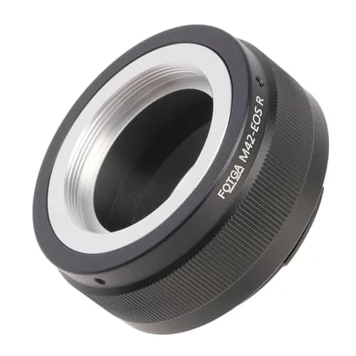 FocusFoto M42 Screw Lens to Canon EOS R Mount Adapter Ring | Full Metal, Manual Focus thumbnail 3