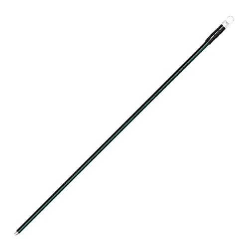 CHANZON 20 pcs Pre-Wired 5mm Green LED Diode Lights (DC 12V) | 15000-18000 mcd Ultrabright thumbnail 5
