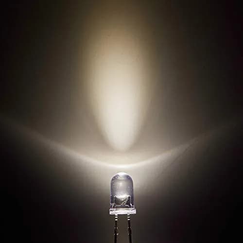 CHANZON 20 pcs Pre-Wired 5mm Warm White LED Diode Lights (DC 12V) | Ultrabright 14000-16000 mcd thumbnail 6