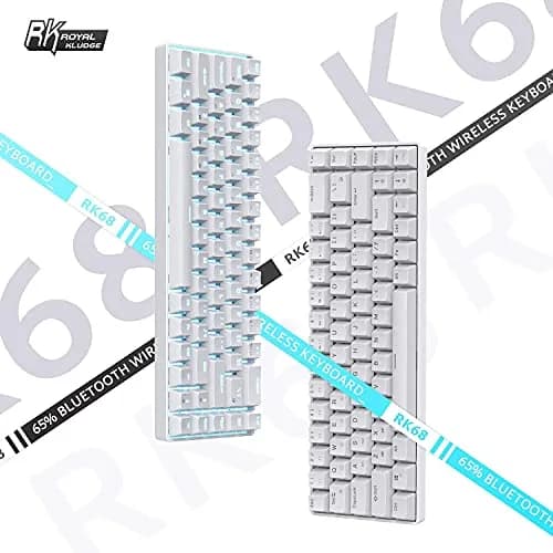 RK ROYAL KLUDGE RK68 Wireless Mechanical Keyboard 65% Compact RGB | Hot Swappable Red Switch thumbnail 8