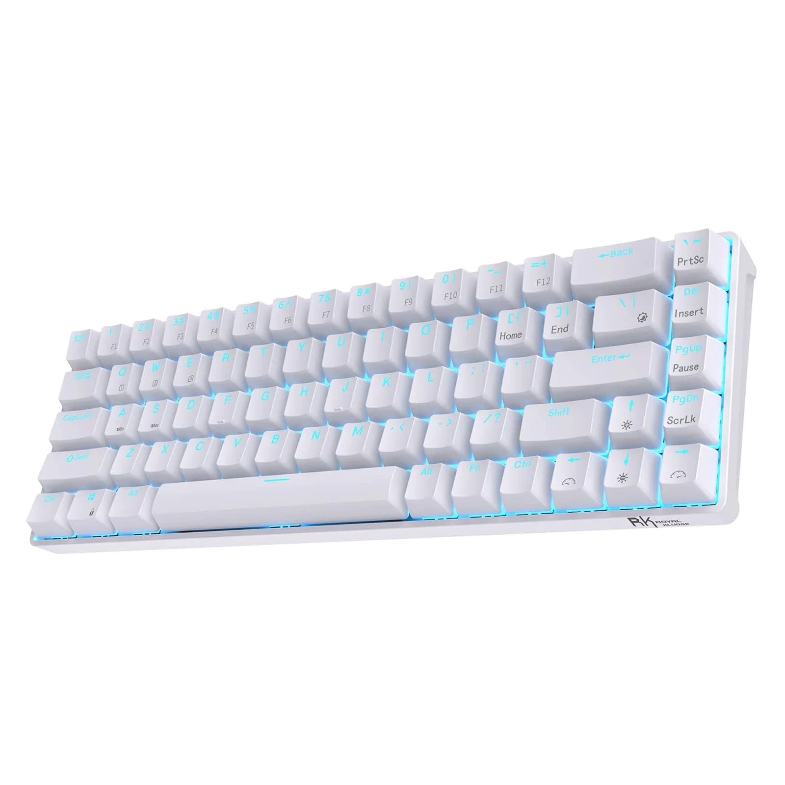 RK ROYAL KLUDGE RK68 Wireless Mechanical Keyboard 65% Compact RGB | Hot Swappable Red Switch - main product image