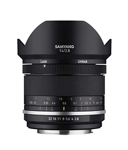 Samyang MK14 14mm F2.8 Weather-Sealed Ultra Wide Angle Lens, Sony FE | Edge-to-Edge Sharpness & Durability thumbnail 1