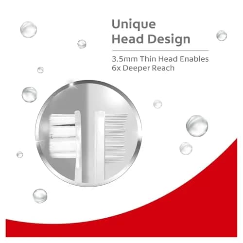 Colgate Gentle UltraFoam Ultra Soft Bristles Manual Toothbrush 2 Count (Pack of 1) | Dentist-Designed for Gentle Clean thumbnail 5