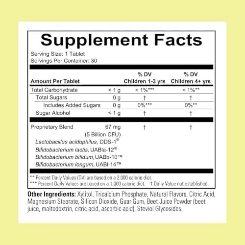 ChildLife Essentials Childbiotics Immune & Digestive Support, 30 Tablets | Clinically Proven Probiotics for Kids thumbnail 2