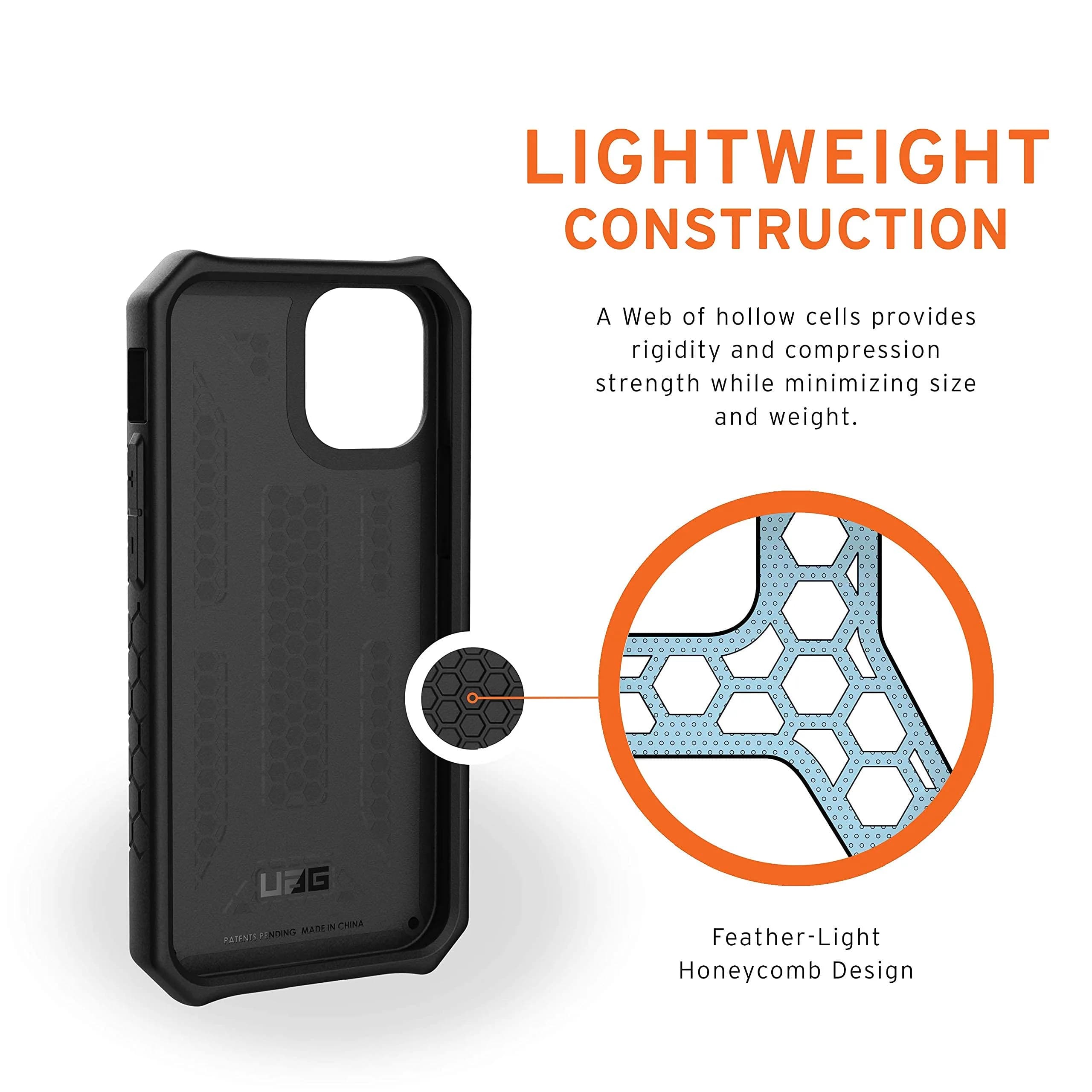URBAN ARMOR GEAR UAG Monarch Case for iPhone 12 Mini (5.4-inch) | Crimson, 5-Layer Military Drop Protection - view 7