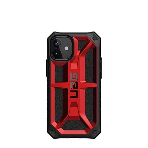 URBAN ARMOR GEAR UAG Monarch Case for iPhone 12 Mini (5.4-inch) | Crimson, 5-Layer Military Drop Protection thumbnail 2