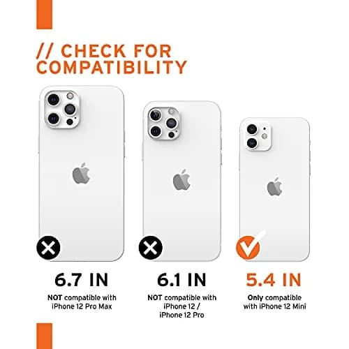 URBAN ARMOR GEAR UAG Monarch Case for iPhone 12 Mini (5.4-inch) | Crimson, 5-Layer Military Drop Protection thumbnail 3