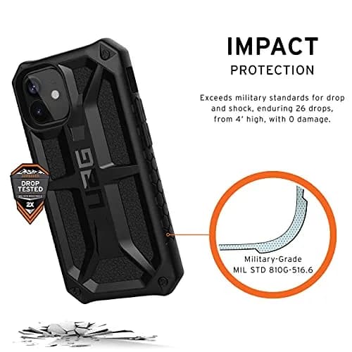 URBAN ARMOR GEAR Monarch Case for iPhone 12 Mini (5.4-inch) | 5-Layer Military Drop Protection thumbnail 5