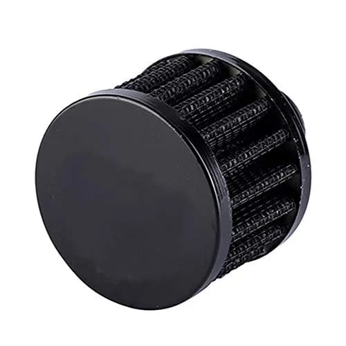 ESUPPORT 12mm Mini Black Universal Car Motor Cone Cold Clean Air Intake Filter Turbo Vent Breather | Improves Horsepower & Gas Mileage thumbnail 6