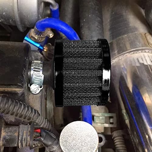 ESUPPORT 12mm Mini Black Universal Car Motor Cone Cold Clean Air Intake Filter Turbo Vent Breather | Improves Horsepower & Gas Mileage thumbnail 7
