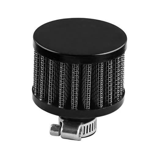 ESUPPORT 12mm Mini Black Universal Car Motor Cone Cold Clean Air Intake Filter Turbo Vent Breather | Improves Horsepower & Gas Mileage thumbnail 3