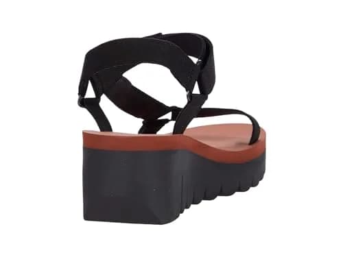 Fly London Yefa726flySandal Black Brick 6/6.5 | Velcro Sporty Wedge Sandal with Comfort thumbnail 5