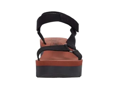 Fly London Yefa726flySandal Black Brick 6/6.5 | Velcro Sporty Wedge Sandal with Comfort thumbnail 6