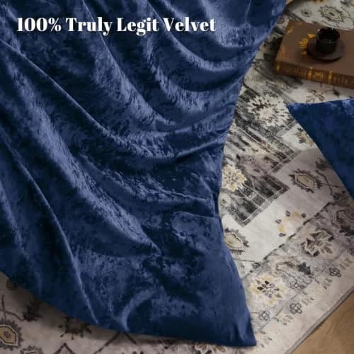 PHF Luxury Velvet Duvet Cover Set King Size | Ultra Soft Breathable Velvet & Microfiber (104" x 90") thumbnail 3