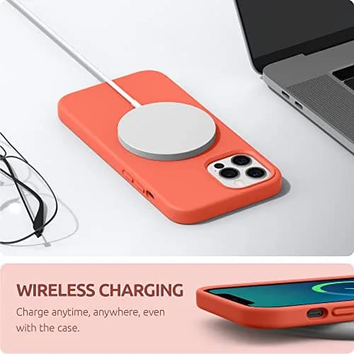 SURPHY Liquid Silicone Phone Case for iPhone 12 Pro Max 6.7 inches | Microfiber Lining, Drop Protection, Easy to Clean thumbnail 5