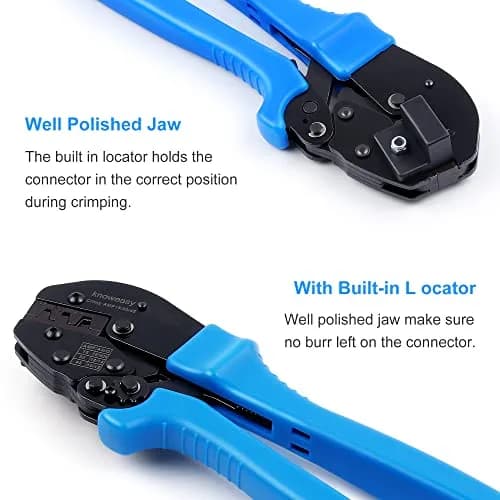 knoweasy Powerpole Crimper, Amp Crimp Tool for 15, 30, 45 Amp Connectors | Versatile Power & Automotive Tool thumbnail 2