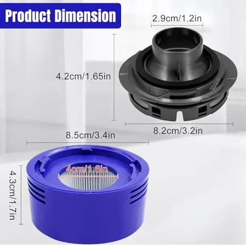 Chuancheng Vacuum Filter & Rear Cover Kit for Dyson V7 V8 | Durable, Reusable, Easy to Install thumbnail 7