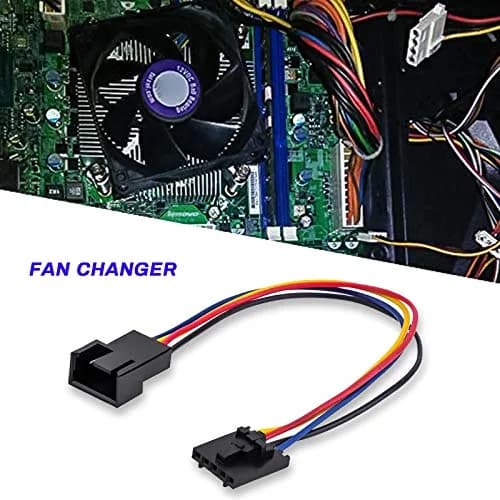 Create idea 5 Pin to 4 Pin Fan Adapter Converter Extension Cable 17.5cm | Compatible with Dell PC thumbnail 3